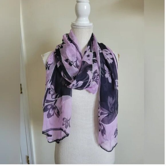 St. John Silk Skarf. 74"×23" ITALY - Picture 1 of 5